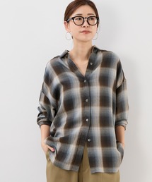 MICA&DEAL | オンブレチェック2WAYシャツ(シャツ/ブラウス)