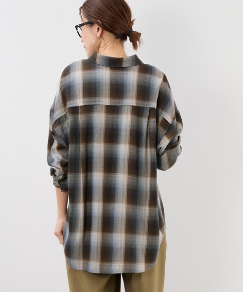 新品COEL 2WAYチェックジャガードシャツ セール】 ガーゼタータンチェック シャツ （シャツ・ブラウス