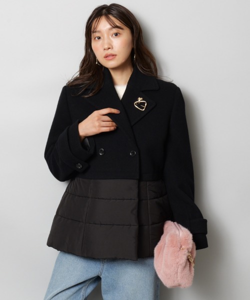 ジャスグリッティ♡黒3wayコート2024今期モデル ジャスグリッティ♡黒