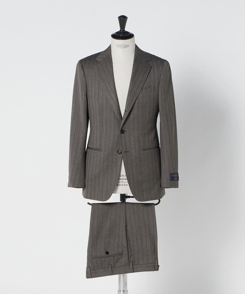 UNITED ARROWS(ユナイテッドアローズ)の「Vitale Barberis Canonico ヘリンボーン シングル3ボタン スーツ MC‐MODEL はっ水(スーツセット・メンズ・グレー系・48/46/50/44)」の11枚目の写真