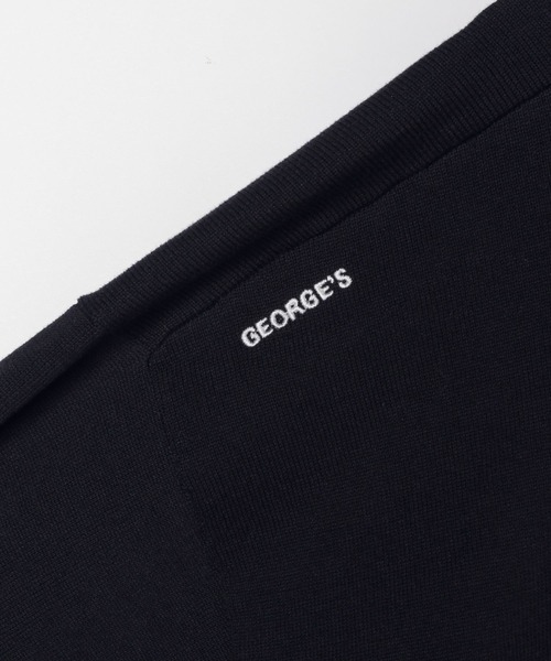 GEORGE'S（ジョージズ）の「ハイゲージニットカーディガン（カーディガン/ボレロ・メンズ・ブラック/モカ・MEDIUM/LARGE）」の21枚目の写真