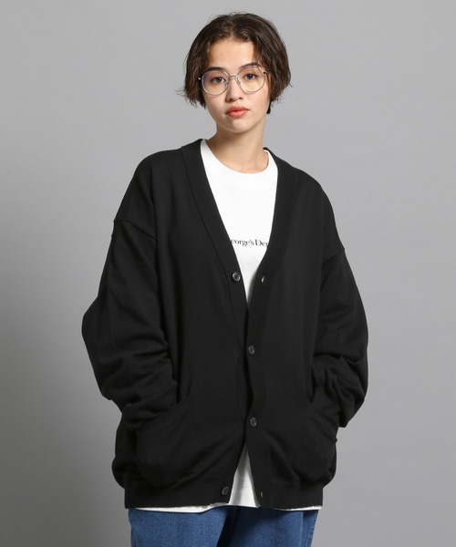 GEORGE'S（ジョージズ）の「ハイゲージニットカーディガン（カーディガン/ボレロ・メンズ・ブラック/モカ・MEDIUM/LARGE）」の7枚目の写真