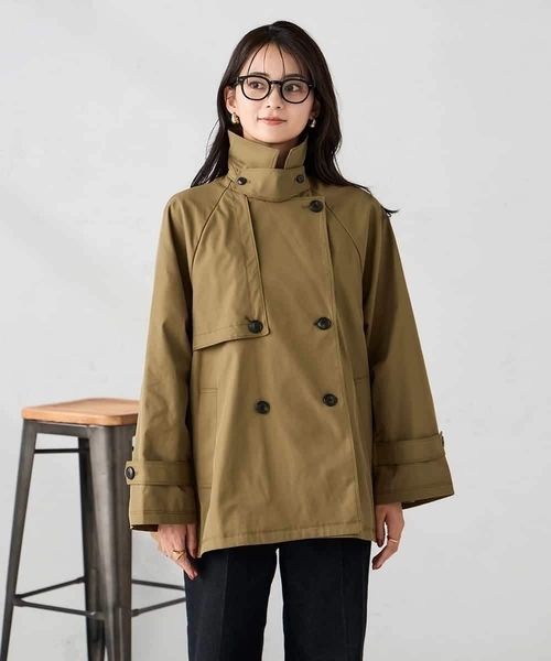 a.v.v（アーヴェヴェ）の「【微撥水】ミドルトレンチコート（トレンチコート・レディース・サンドベージュ・38/36）」の15枚目の写真