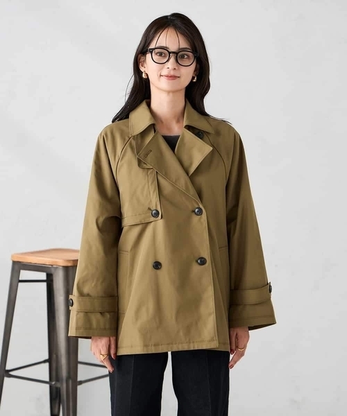 a.v.v（アーヴェヴェ）の「【微撥水】ミドルトレンチコート（トレンチコート・レディース・サンドベージュ・38/36）」の16枚目の写真