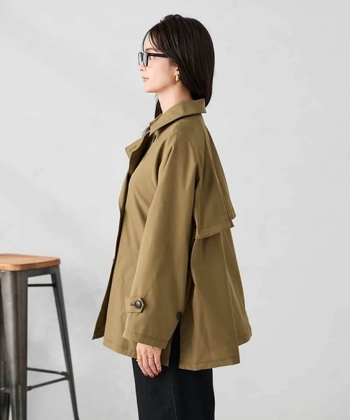 微撥水】ミドルトレンチコート（トレンチコート）｜a.v.v