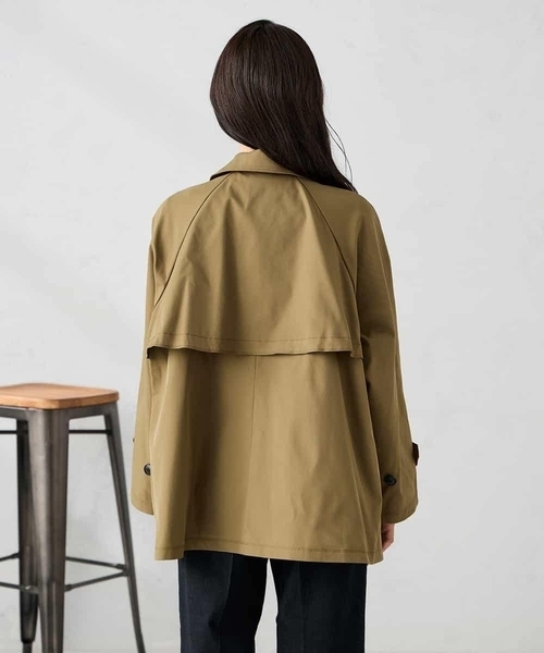 微撥水】ミドルトレンチコート（トレンチコート）｜a.v.v