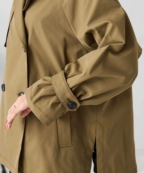 a.v.v（アーヴェヴェ）の「【微撥水】ミドルトレンチコート（トレンチコート・レディース・サンドベージュ・38/36）」の22枚目の写真