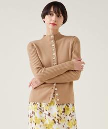 martinique | ウールリブスタンドカーディガン(カーディガン/ボレロ)