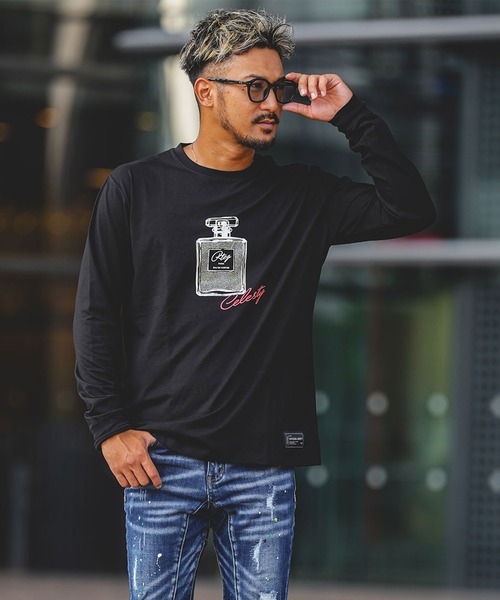 adamsJUGGLER(アダムスジャグラー)の「RTEG R.S パフュームロンティー(Tシャツ/カットソー・メンズ・ブラック/ホワイト・S/M/L/XL/XXL)」の2枚目の写真
