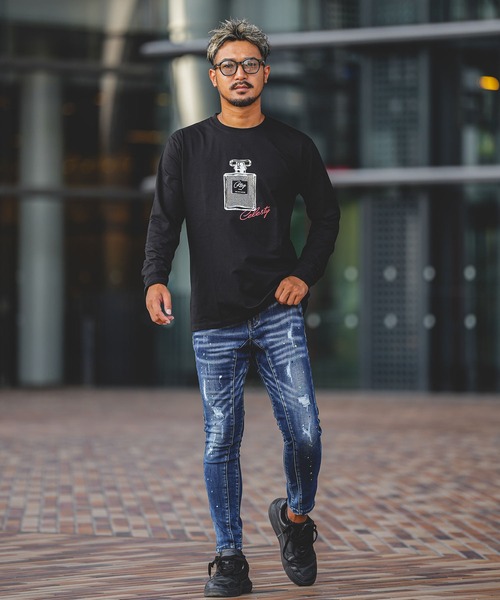 adamsJUGGLER(アダムスジャグラー)の「RTEG R.S パフュームロンティー(Tシャツ/カットソー・メンズ・ブラック/ホワイト・S/M/L/XL/XXL)」の6枚目の写真