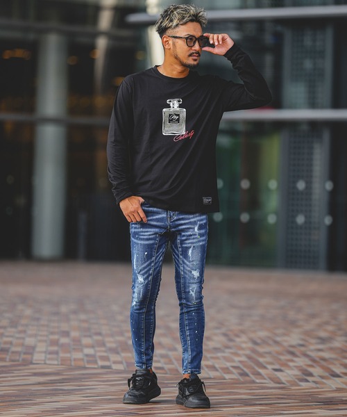 adamsJUGGLER(アダムスジャグラー)の「RTEG R.S パフュームロンティー(Tシャツ/カットソー・メンズ・ブラック/ホワイト・S/M/L/XL/XXL)」の10枚目の写真