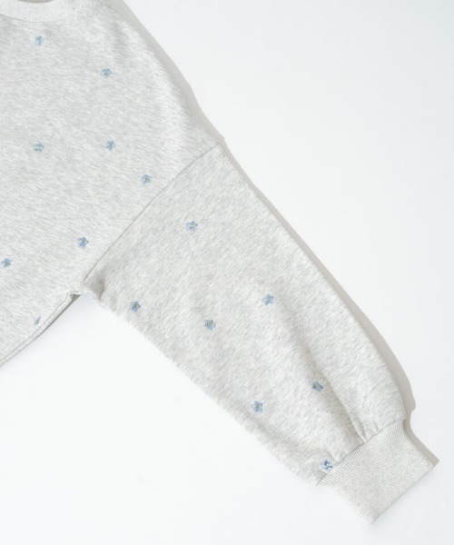 flower（フラワー）の「トゥインクルフラワースウェット（スウェット・レディース・アイボリー/ネイビー・FREE）」の8枚目の写真