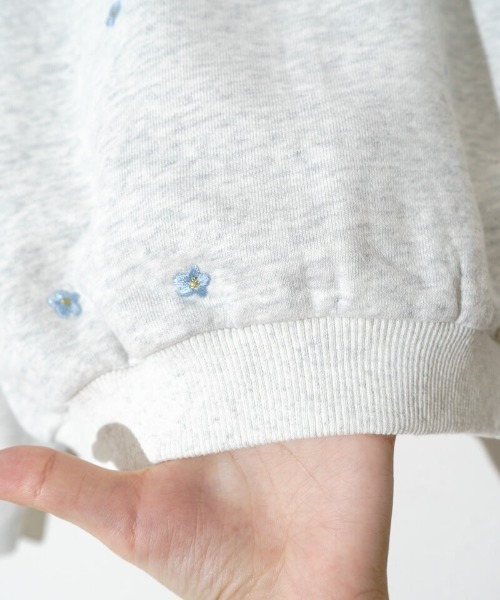flower（フラワー）の「トゥインクルフラワースウェット（スウェット・レディース・アイボリー/ネイビー・FREE）」の10枚目の写真