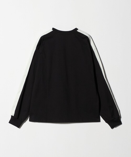 CITEN（シテン）の「＜CITEN＞ラインスリーブロンT（Tシャツ/カットソー・メンズ・ブラック/ホワイト・M/S/L）」の5枚目の写真