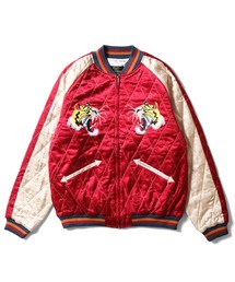 HOUSTON｜ヒューストンのスカジャン（レッド/赤色系）通販 - ZOZOTOWN