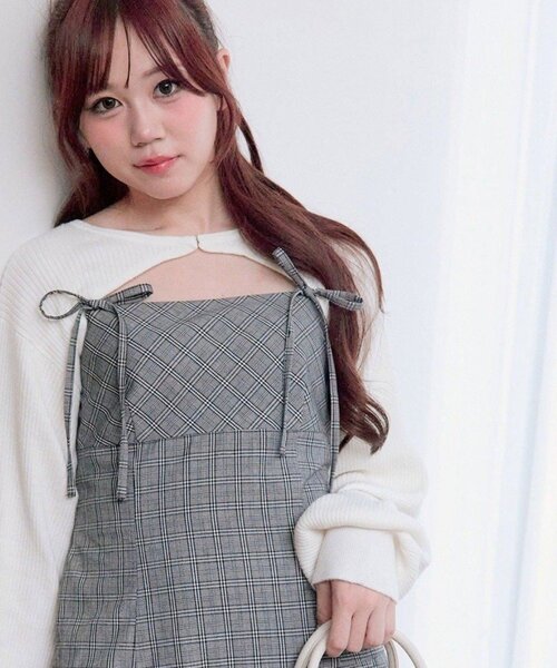 セール】ボレロセットリボンキャミワンピース（ワンピース）｜OLIVE