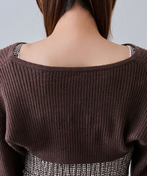 OLIVE des OLIVE（オリーブデオリーブ）の「ボレロセットリボンキャミワンピース（ワンピース・レディース・ブラック/トップグレー/ブラウン・FREE）」の11枚目の写真