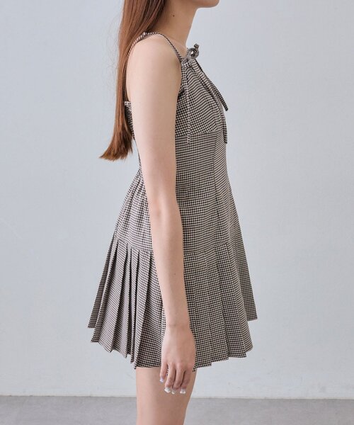 OLIVE des OLIVE（オリーブデオリーブ）の「ボレロセットリボンキャミワンピース（ワンピース・レディース・ブラック/トップグレー/ブラウン・FREE）」の6枚目の写真