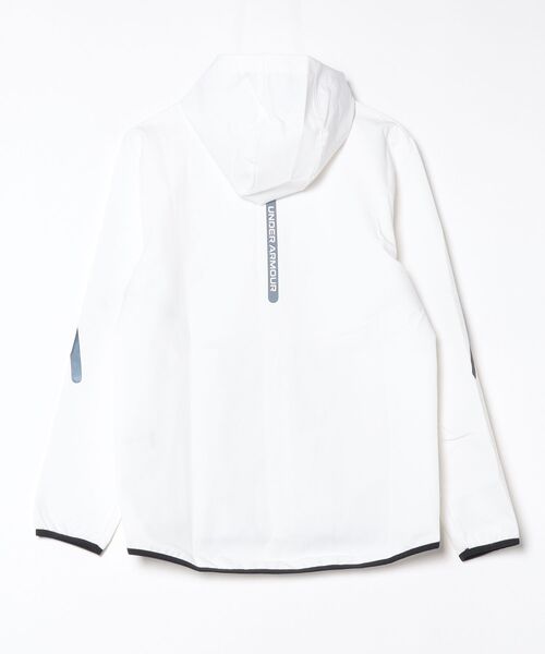 UNDER ARMOUR(アンダーアーマー)の「アンダーアーマー UAブラッシュドウーブン リフレクト ジャケット(ジャージ・メンズ・ブラック/ネイビー/ホワイト・3L/S/M/L/LL)」の4枚目の写真