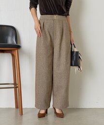 Jena espace merveilleux | ネップツイードカーブパンツ(その他パンツ)