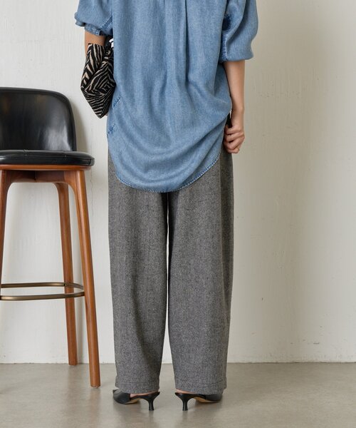 Jena espace merveilleux（ジェナ　エスパスメルヴェイユ）の「ネップツイードカーブパンツ（その他パンツ・レディース・ブラック/ブラウン/ネイビー・FREE）」の11枚目の写真