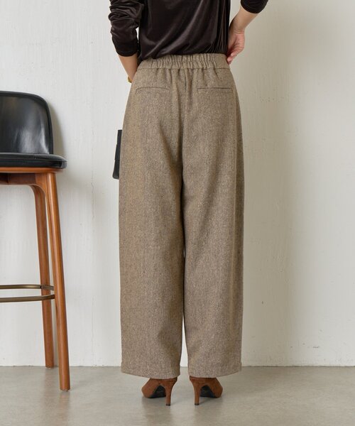 Jena espace merveilleux（ジェナ　エスパスメルヴェイユ）の「ネップツイードカーブパンツ（その他パンツ・レディース・ブラック/ブラウン/ネイビー・FREE）」の19枚目の写真