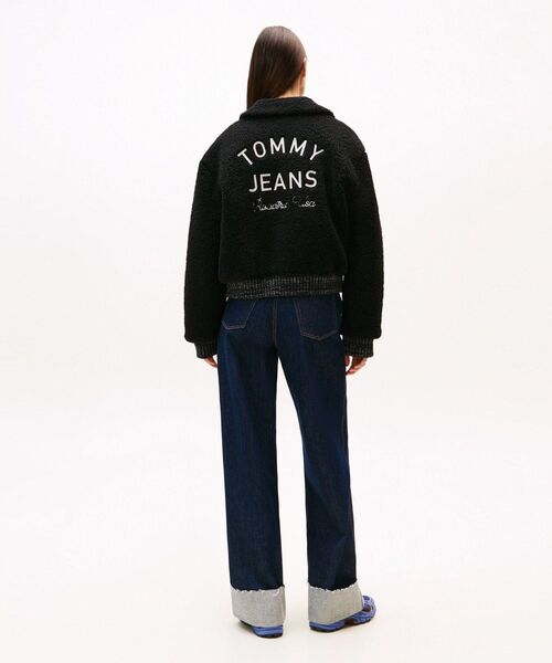tommy jeans（トミー ジーンズ）の「テディボンバージャケット（ブルゾン・レディース・ブラック・SMALL/X-SMALL/MEDIUM）」の4枚目の写真