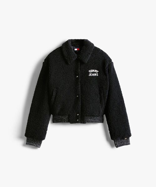 tommy jeans（トミー ジーンズ）の「テディボンバージャケット（ブルゾン・レディース・ブラック・SMALL/X-SMALL/MEDIUM）」の5枚目の写真