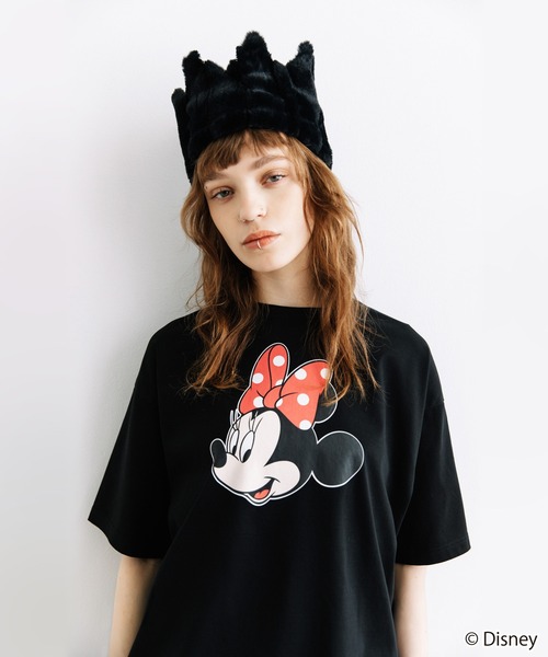 WCJ(ダブルシージェイ)の「Disney / SS TEE(Tシャツ/カットソー・レディース・ホワイト/ブラック系その他/アイボリー/ブラック・XX-LARGE/FREE)」の4枚目の写真