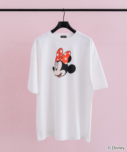 WCJ(ダブルシージェイ)の「Disney / SS TEE(Tシャツ/カットソー・レディース・ホワイト/ブラック系その他/アイボリー/ブラック・XX-LARGE/FREE)」の1枚目の写真