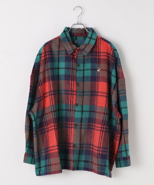 BEVERLY HILLS POLO CLUB チェックシャツ 579102 BEVERLY HILLS POLO CLUB】シャギーチェックシャツ 579102
