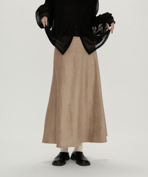 Suede Flare Long Skirt / スエードフレアロングスカート