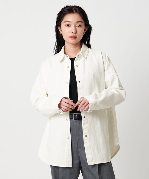 MARW UNITED ARROWS＞デニム オーバー シャツ（シャツ/ブラウス