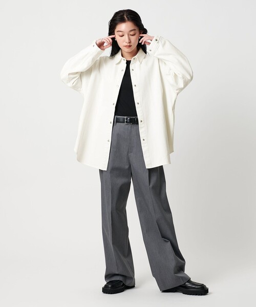 MARW UNITED ARROWS＞デニム オーバー シャツ（シャツ/ブラウス