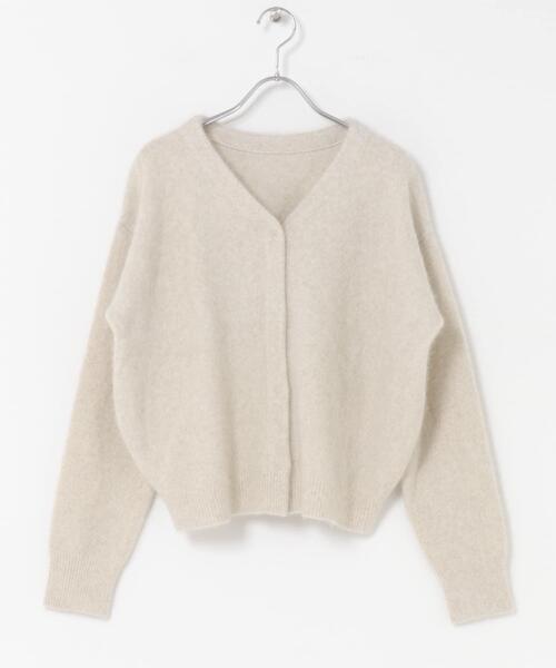 URBAN RESEARCH ROSSO WOMEN（アーバンリサーチ　ロッソ）の「エアリーニット2WAYカーディガン（カーディガン/ボレロ・レディース・ブラック/ベージュ/ホワイト系その他・FREE）」の10枚目の写真