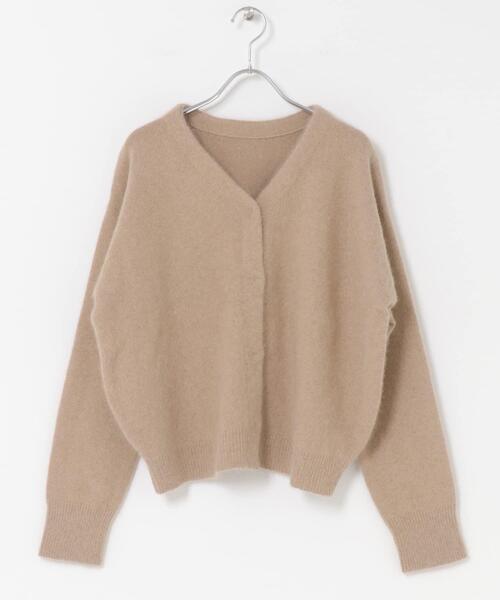 URBAN RESEARCH ROSSO WOMEN（アーバンリサーチ　ロッソ）の「エアリーニット2WAYカーディガン（カーディガン/ボレロ・レディース・ブラック/ベージュ/ホワイト系その他・FREE）」の15枚目の写真