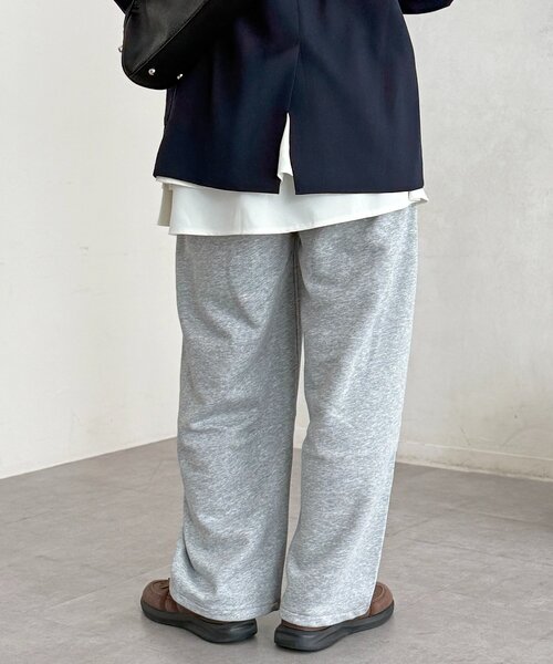 CPCM（シーピーシーエム）の「裏毛カーブスウェットパンツ（その他パンツ・レディース・グリーン系その他/ブラック/グレー/ブラウン・FREE）」の17枚目の写真