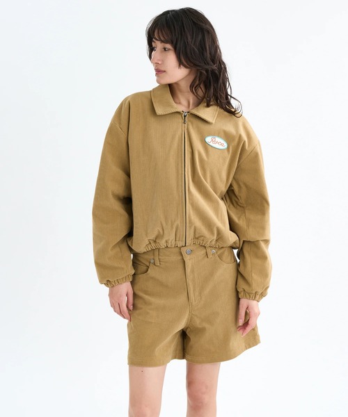 RVCA(ルーカ)の「RVCA レディース CLOVER CORDUROY JACKET ジャケット 【2025年秋冬モデル】 @autumn/ルーカコーデュロイブルゾン(ブルゾン・レディース・ブルー系その他/ブラウン系その他/ブラック・MEDIUM/SMALL)」の2枚目の写真