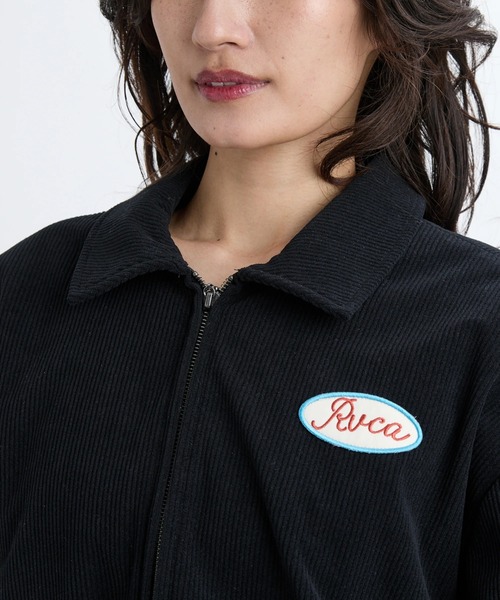 RVCA(ルーカ)の「RVCA レディース CLOVER CORDUROY JACKET ジャケット 【2025年秋冬モデル】 @autumn/ルーカコーデュロイブルゾン(ブルゾン・レディース・ブルー系その他/ブラウン系その他/ブラック・MEDIUM/SMALL)」の9枚目の写真