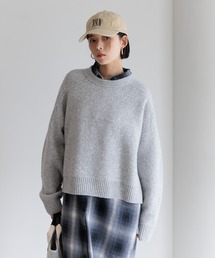 BAYFLOW | コンフォートブークレニットプルオーバー(ニット/セーター)