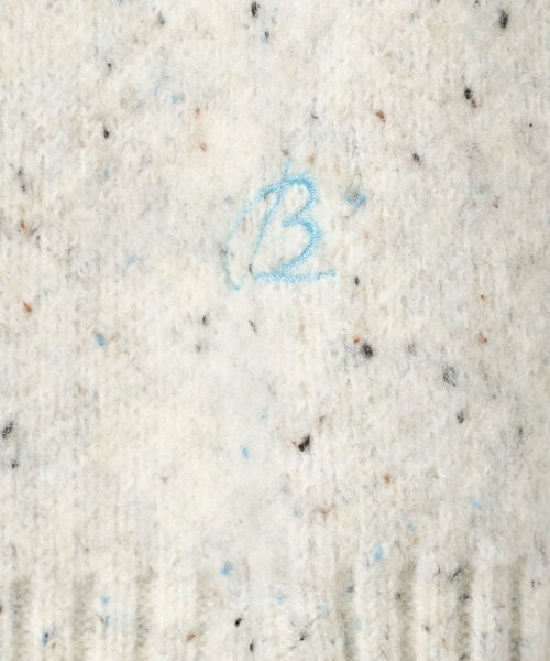 BAYFLOW（ベイフロー）の「コンフォートブークレニットプルオーバー（ニット/セーター・レディース・チャコール/ネイビー/ブラウン/ピンク/レッド/オフホワイト/グレー/グレイッシュベージュ/ライトブルー/イエロー/ホワイト系その他/グリーン・FREE）」の16枚目の写真