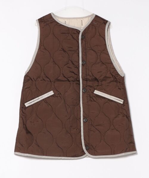 セール】キルティング中綿ミディベスト（ベスト）｜each（イーチ）の