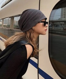 pumpkin port（パンプキンポート）の「BIGサイズビーニー（ニットキャップ/ビーニー）」