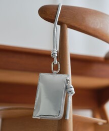 perche（ペルケ）の「【別注】＜perche＞2WAY ストラップ カードケーズ / シルバー（カードケース）」