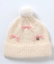 apres les cours | リボンベビーニット帽(ニットキャップ/ビーニー)