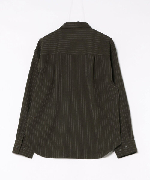 Subciety（サブサエティ）の「Stripe shirt（シャツ/ブラウス・メンズ・オリーブ/ブラック/ホワイト/ブルーグレー・SMALL/X-LARGE/LARGE/MEDIUM）」の10枚目の写真