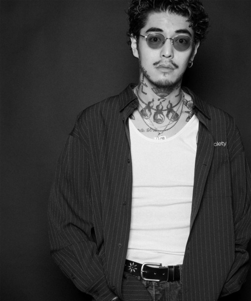 Subciety（サブサエティ）の「Stripe shirt（シャツ/ブラウス・メンズ・オリーブ/ブラック/ホワイト/ブルーグレー・SMALL/X-LARGE/LARGE/MEDIUM）」の16枚目の写真