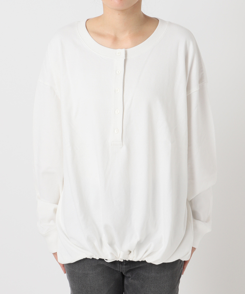 オーバーサイズヘンリーネック（Tシャツ/カットソー）｜JOURNAL