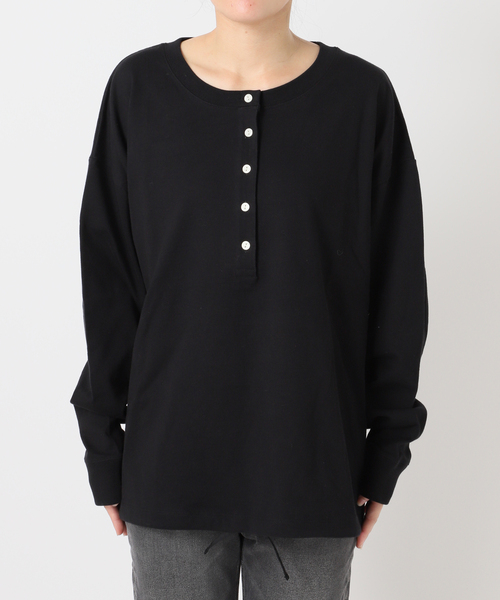 美品JOURNALSTANDARDrelume オーバーサイズヘンリーネック（Tシャツ/カットソー）｜JOURNAL