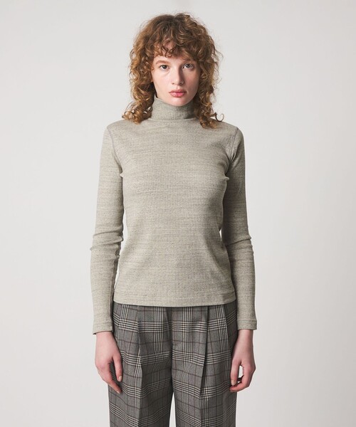 セール】＜Steven Alan＞コットン リブ タートルネック カットソー（T